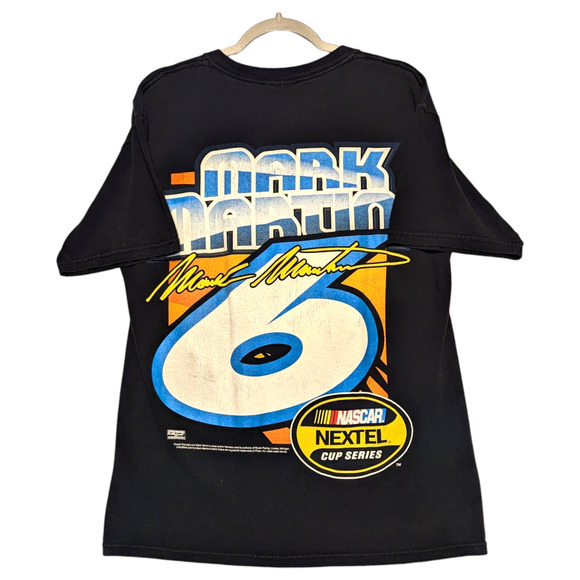 90s Mark Martin Right on Track NASCAR t shirt - Picture 2 of 6